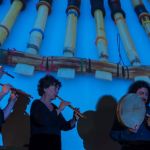 04-Mirco Mungari playing the frame drum, Cinema Etrusco, Tarquinia, 2017